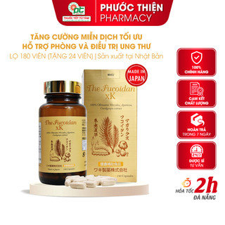 Tảo nâu the fucoidan xk nhật bản 180 viên ngăn ngừa ung thư, tăng thể trạng, ức chế di căn tế bào