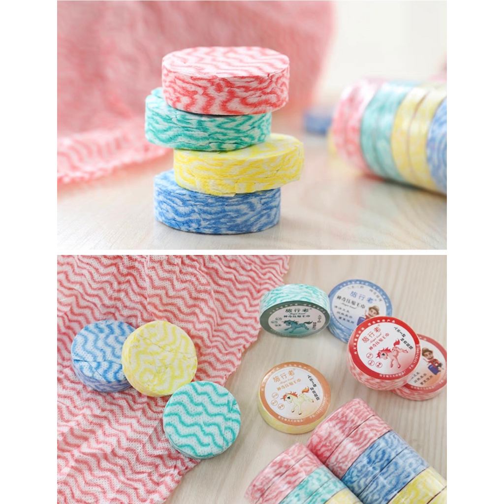 [❌GIÁ SỈ❌] SET 10 Khăn Mặt Nén Mềm Sử Dụng 1 Lần Tiện Lợi Khi Đi Du Lịch 88375