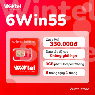 Sim data wintel win60 6 tháng - không giới hạn data tốc độ cao
