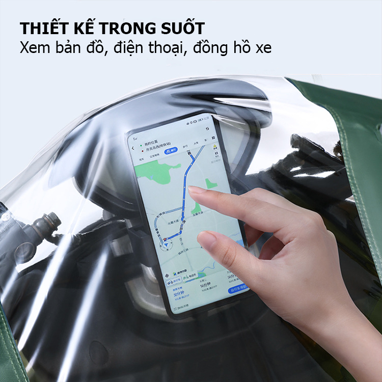 Áo Mưa Người Lớn Áo Mưa Xe Máy 1 Đầu Vải Oxford Cao Cấp RAINCOAT