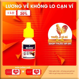 UV - NYSTA NẤM DIỀU, NẤM PHỔI, NẤM HỌNG, ĐẸN CHO GÀ ĐÁ 1 LỌ 10 ML