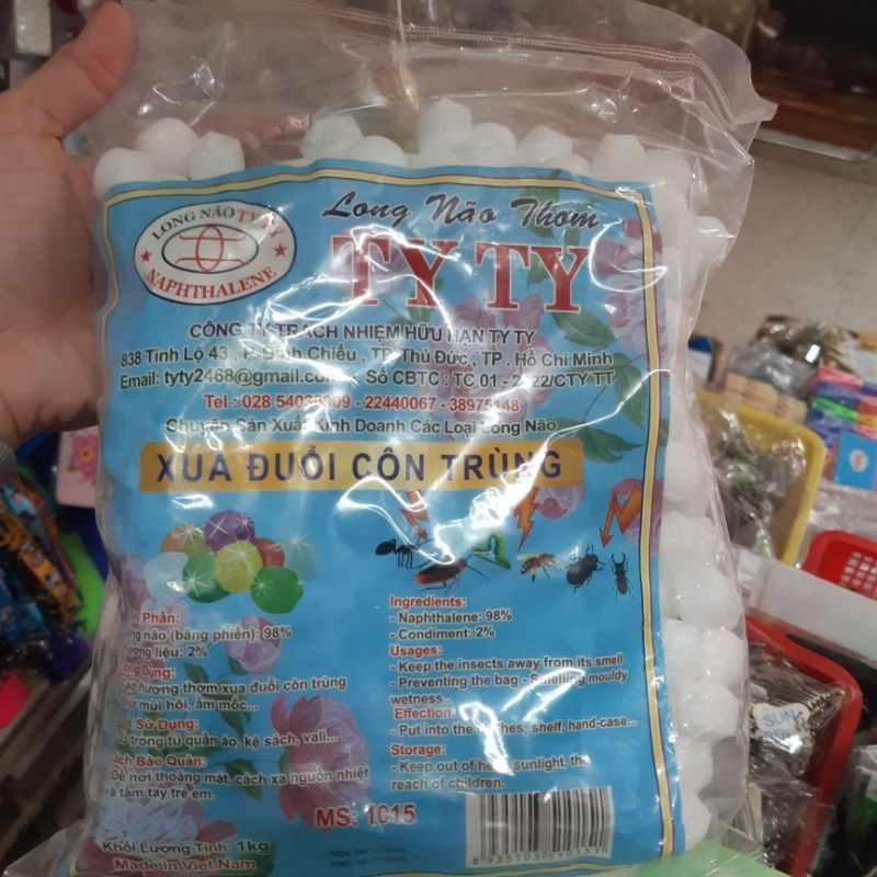 LONG NÃO TYTY MÀU TRẮNG (1 BAO 1KG)