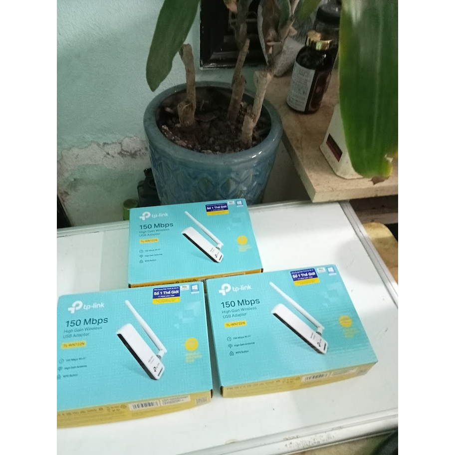 Card mạng không dây USB TP-Link TL-WN722N Wireless N150Mbps