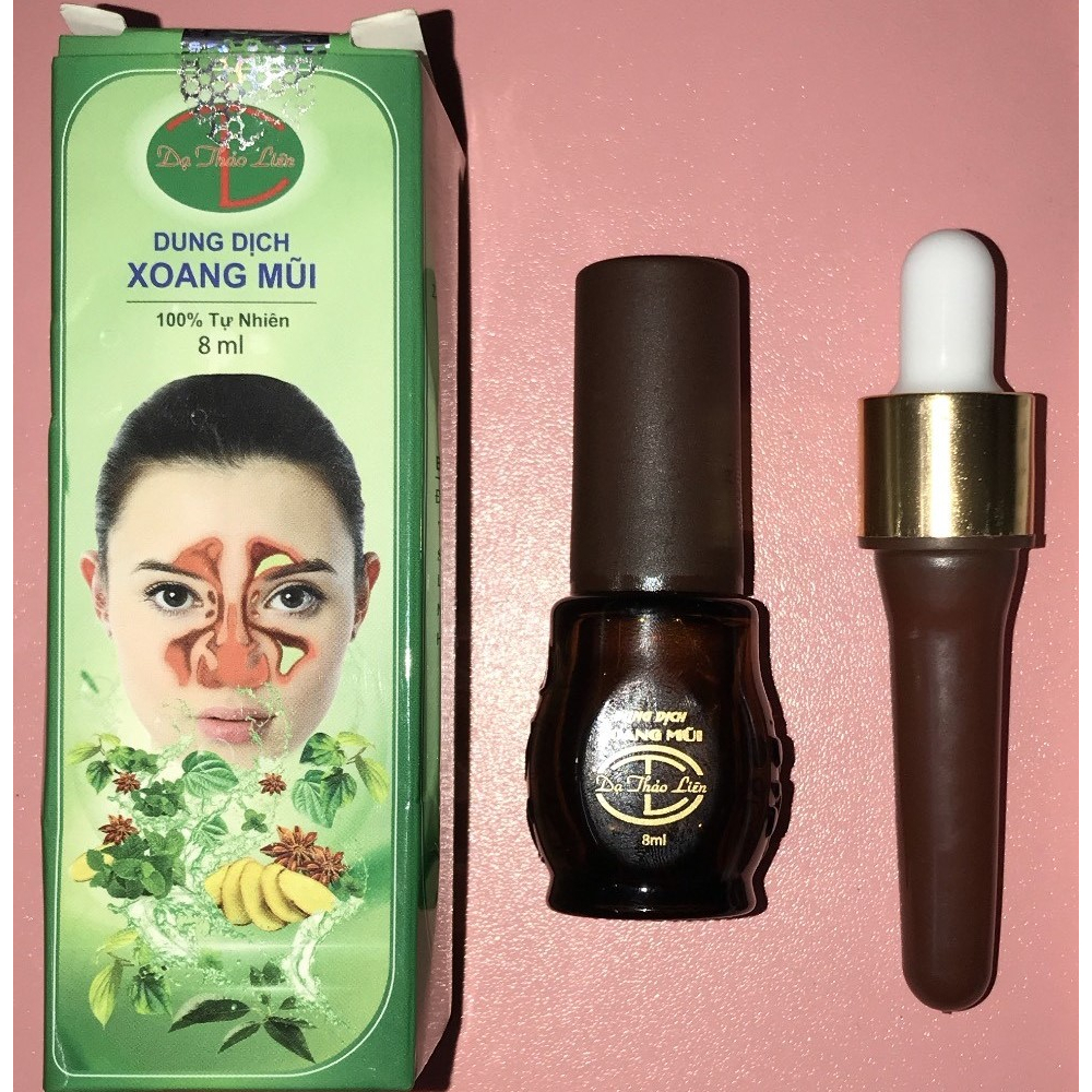 Dung dịch xoang mũi DẠ THẢO LIÊN 8ml giải quyết các vấn đề xoang, bảo vệ đường hô hấp
