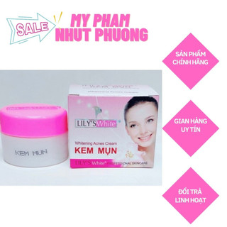 Kem Mụn Lily White 16g Gía Bao Bì 65k
