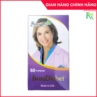 BoniDiabet - Giúp hỗ trợ bệnh tiểu đường, hỗ trợ giảm glucose máu, giảm cholesterol - lọ 60v