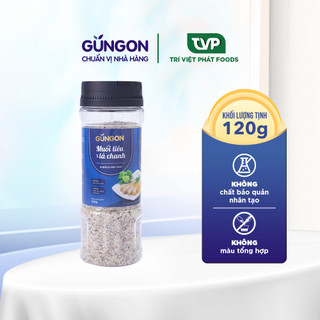Muối tiêu lá chanh GUNGON muối chấm gà luộc trứng trái cây rau củ 120g