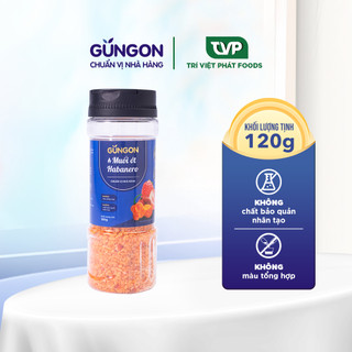 Muối ớt habanero GUNGON từ muối khoáng chấm trái cây rau củ gà luộc 120g