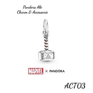 Pan ale charm bạc s925 chiếc búa thần thor marvel