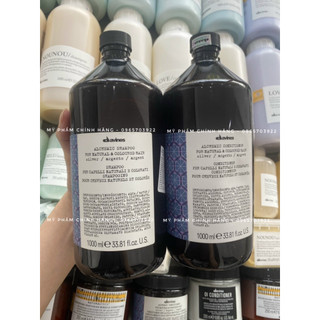 Dầu gội và dầu xả davines alchemic silver 1000ml