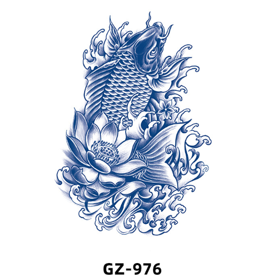 Hình xăm cá chép 15 ngày mẫu hot