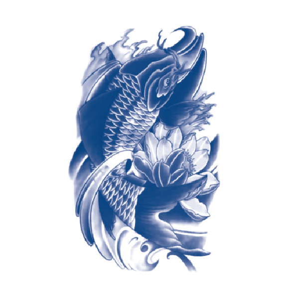 Hình xăm cá chép 15 ngày mẫu hot