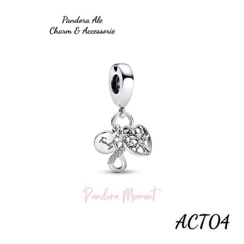 PAN ALE CHARM TREO VÔ CỰC BẠC S925