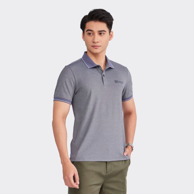 Áo polo mắt chim nam INSIDEMEN cotton thoáng mát thấm hút không nhăn form regular tay chun phối màu IPS071S2