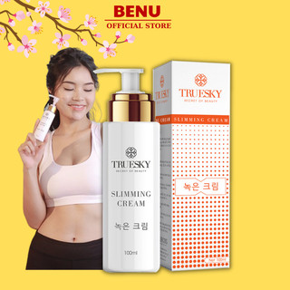 Kem tan mỡ truesky chính hãng kem tan mỡ bụng truesky chiết xuất quế gừng giúp giảm mỡ bụng chân tay đùi - benu