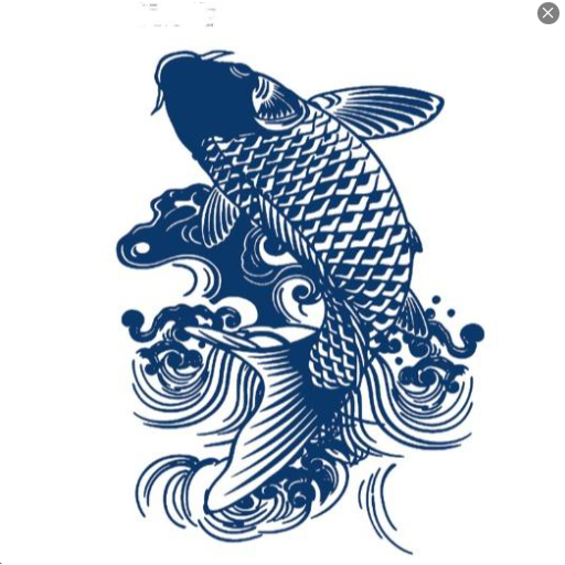 Hình xăm cá chép 15 ngày mẫu hot