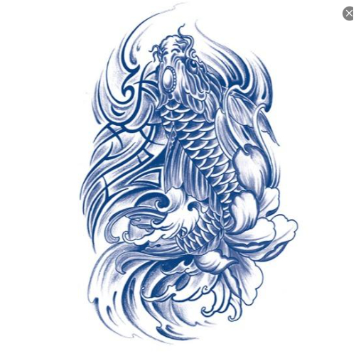 Hình xăm cá chép 15 ngày mẫu hot