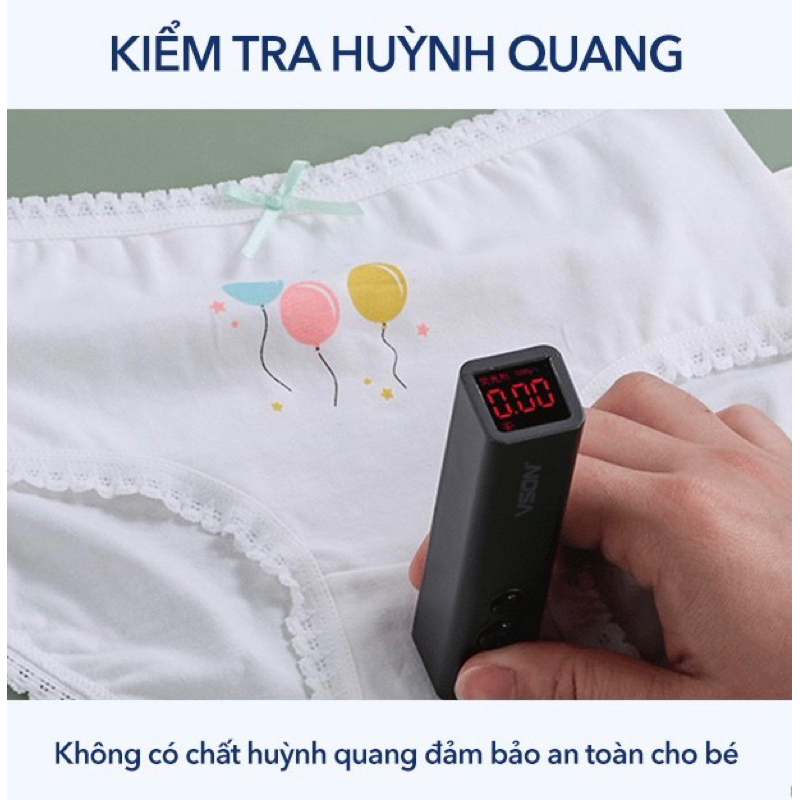 Máy kiểm tra chất huỳnh quang mỹ phẩm,quần áo,tã bỉm,khăn giấy,chăn gối,vật dụng cho trẻ.Bảo vệ sức khỏe cho cả gia đình