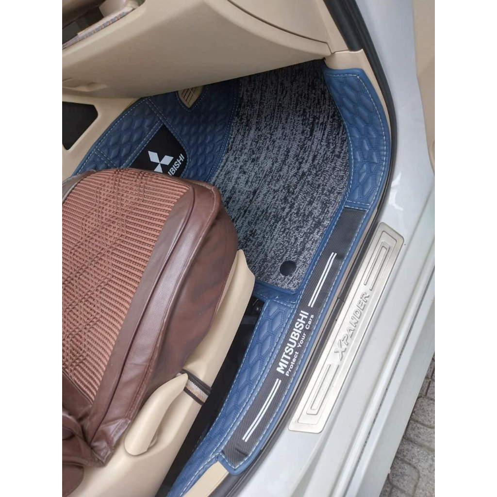 Thảm lót sàn ô tô full body tràn viền bậc cửa cho Mitsubishi Xpander