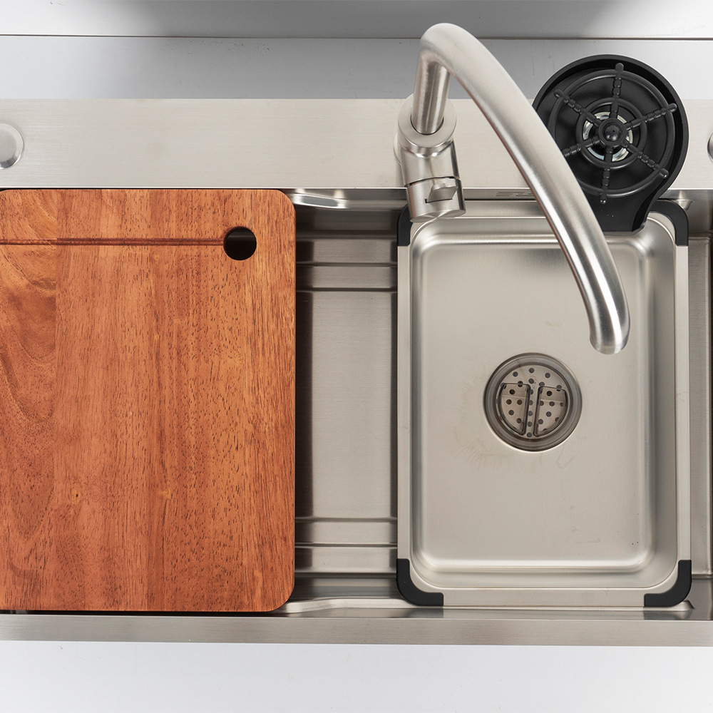 Chậu rửa bát 1 hố Inox SUS 304 kích thước 75x45cm, bồn rửa chén 1 hốc chính hãng bảo hàng 5 năm - KIEL HOME