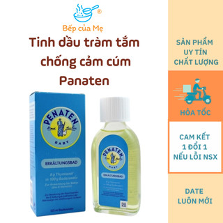 Tinh dầu tràm tắm chống cảm Penaten Đức 125ml giảm ho cảm cúm cho bé từ sơ sinh, shop bếp của mẹ