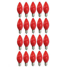 Combo 10 bóng ớt led đỏ đui E12