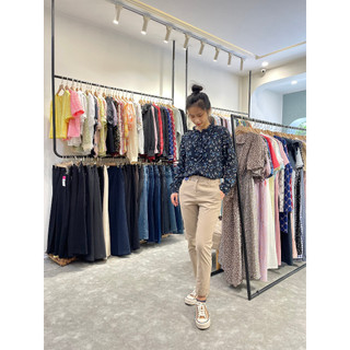 Quần nữ quần kaki quần công sở dáng basic form siêu xinh