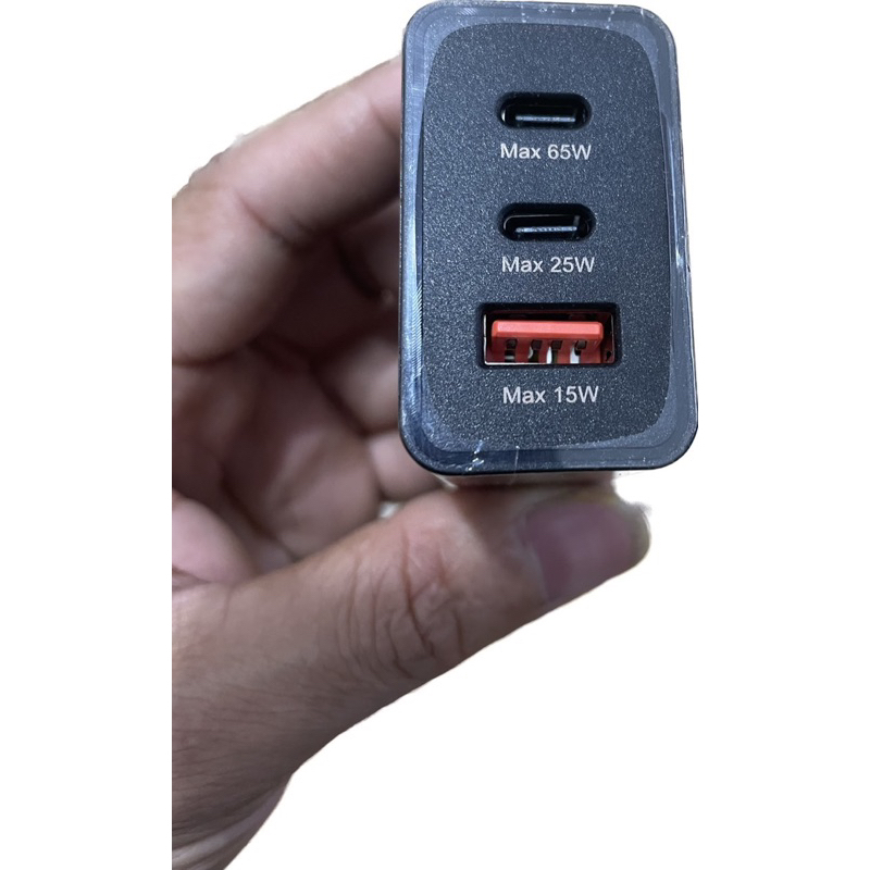 Củ sạc chính hãng siêu nhanh 3 cổng 65W Samsung EP-TA800NBEGEU