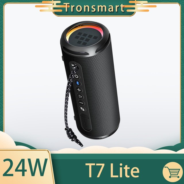 Loa Bluetooth 5.3 Tronsmart T7 Lite Công suất 24W, Chống nước IPX7, Pin 4000 mAh, Điều khiển APP, Thời gian chơi 24 giờ