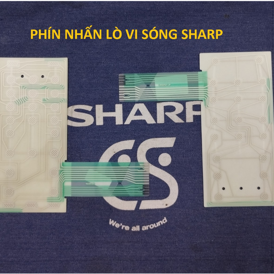 LINH KIỆN SHARP CHÍNH HÃNG, NHIỀU MẪU PHÍM BẤM LÒ VI SÓNG MỚI 100%