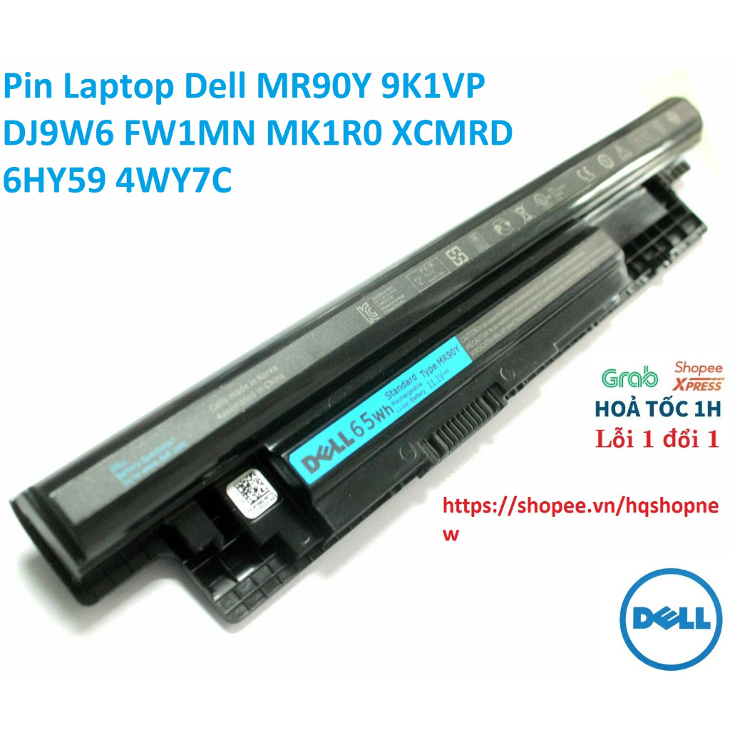 ⚡Pin Laptop Dell MR90Y 9K1VP DJ9W6 FW1MN MK1R0 XCMRD 6HY59 4WY7C