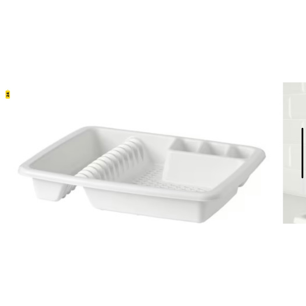 Giá úp chén Ikea VRAKFISK Dish drainer, white