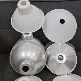 Chóa đèn nhôm nhựa 25cm