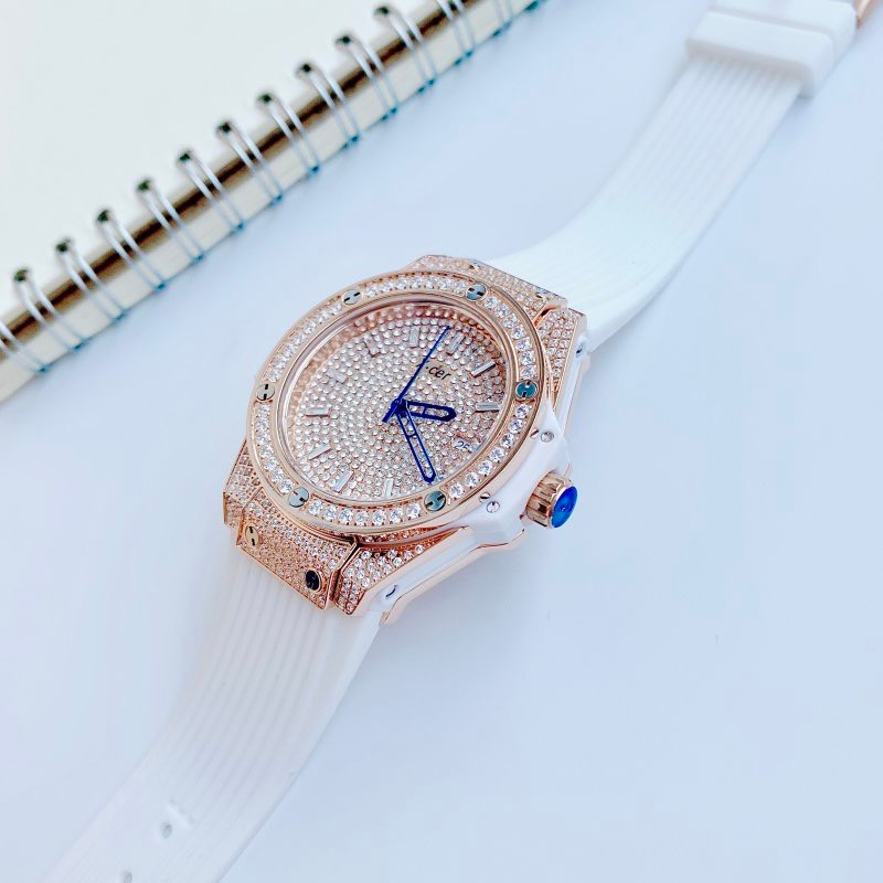 Đồng Hồ Nữ Xcer B0635 White Silicon Strap - Vỏ Rose Gold , Máy Quartz - Pin , Size 34mm