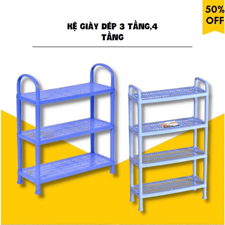 Kệ dép nhựa Duy Tân Kệ giày dép lưới -shianhome-