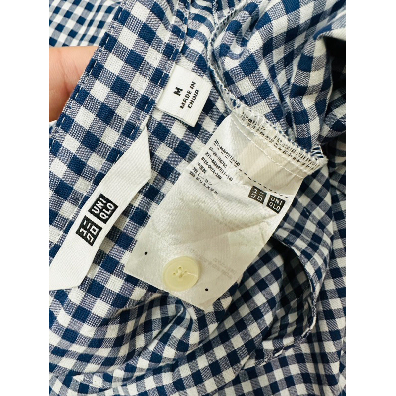 Đầm xoè caro xanh