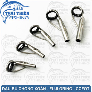 Đầu Bu Fuji Oring CCFOT Chống Xoắn Cao Cấp Dùng Cho Cần Câu Lure, Cần Máy Câu Ngâm