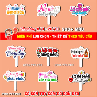 hashtag ngày lễ 8/3 -20/10, Thiết kế MIỄN PHÍ theo yêu cầu