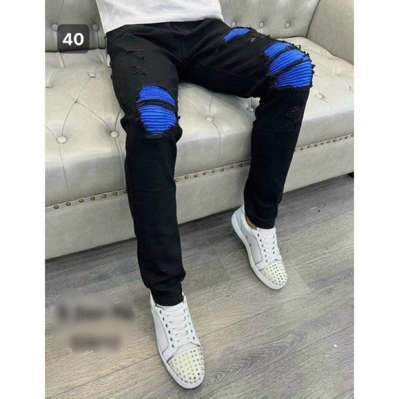 Quần bò côn dsq2 khoá lệch hàng supee