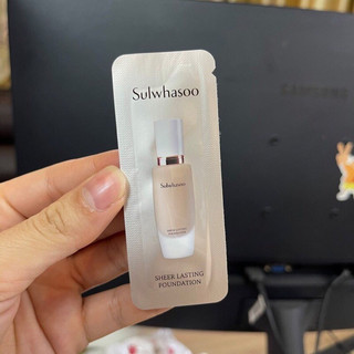 Kem nền Sulwhasoo 1ml No 15 trắng hồng che khuyết điểm hoàn hảo - lên nền siêu đẹp -  date 2025 siêu dài