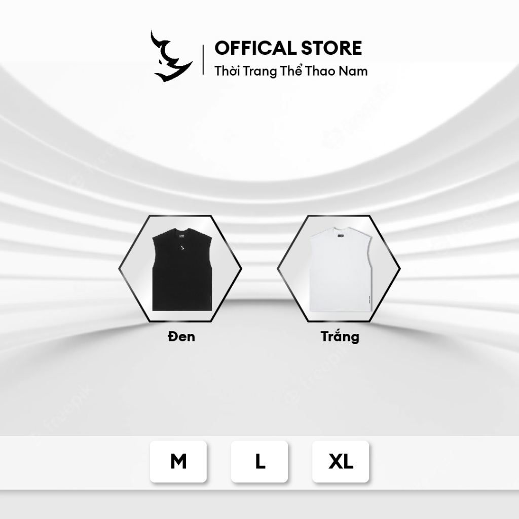 Áo Tanktop Tập Gym Nam Cutoff DefineX Tank01 - Chất Liệu Thun Da Cá TC, Dày Dặn Thoáng Mát, Form Tôn Dáng, Co Giãn Tốt