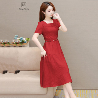 Đầm công sở nữ dáng a cao cấp - dv35
