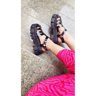 Giày sandal platform xuất xịn