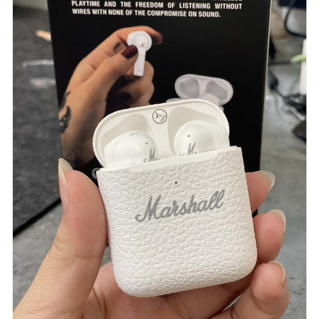 Tai Nghe Bluetooth Kết Nối Không Dây Marshall Mino 3 Âm Thanh Hay Thiết Kế Vân Nổi Sang Trọng - TechHigh | BigBuy360 - bigbuy360.vn