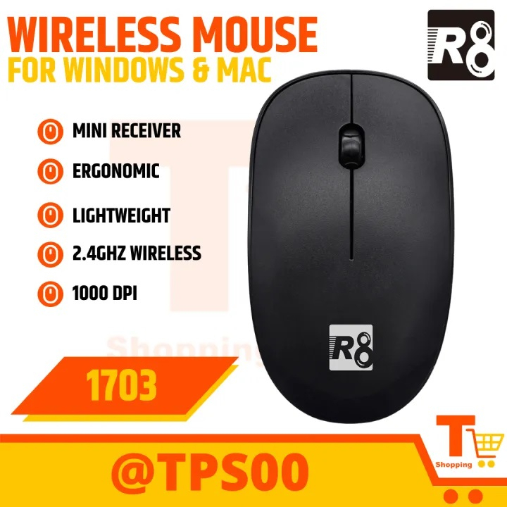 Chuột Không Dây wireless R8 1702/1703 - Thích Hợp Dùng Văn Phòng