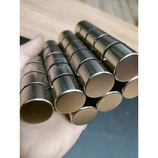 Nam châm tròn trụ phi 25x20mm đất hiếm siêu mạnh