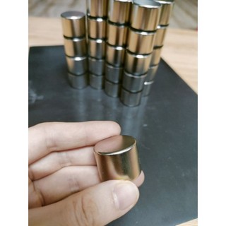 Nam châm tròn trụ phi 25x20mm đất hiếm siêu mạnh