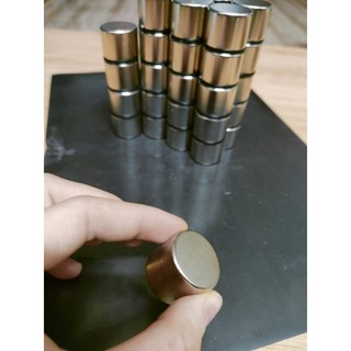 Nam châm tròn trụ phi 25x20mm đất hiếm siêu mạnh