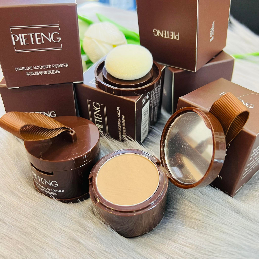 Phấn Che Hói Chân Tóc PIETENG Kèm Bông Tan  Chính Hãng Nội Địa Trung