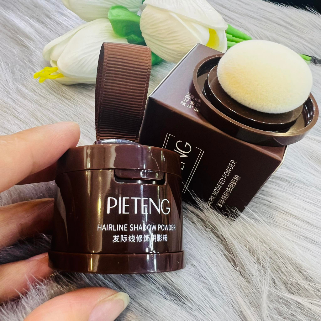 Phấn Che Hói Chân Tóc PIETENG Kèm Bông Tan  Chính Hãng Nội Địa Trung
